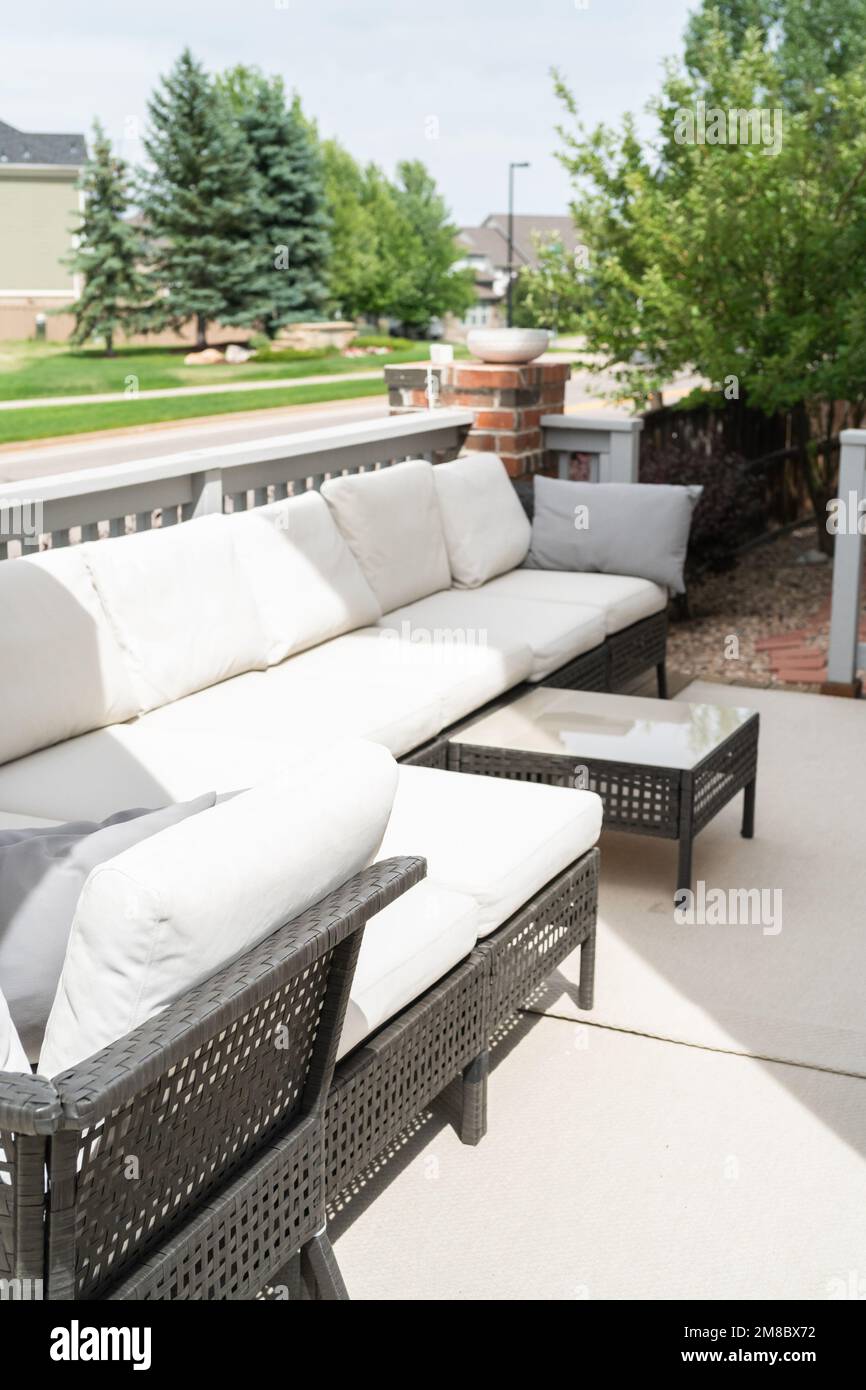 Outdoor sectional 2024 in stock