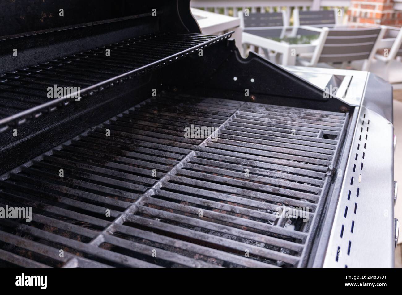Outdoor gas grill Stock Photo - Alamy