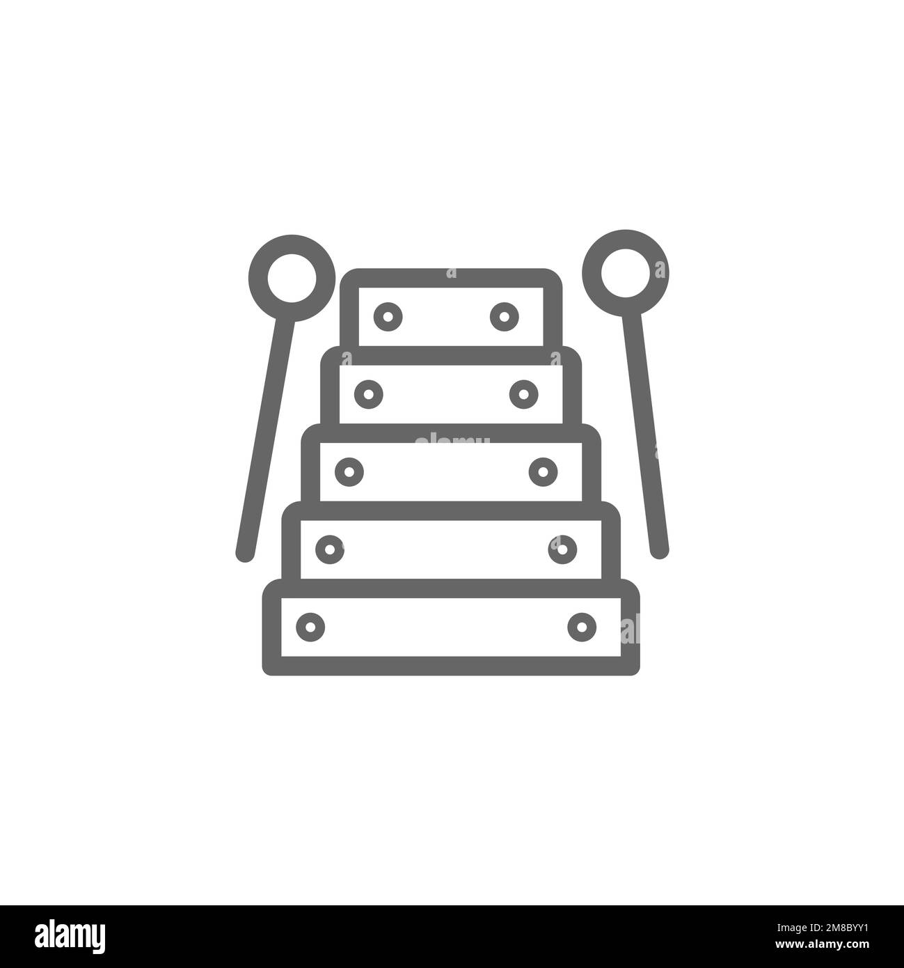 Instrument line icon, common graphic resources, vector illustration ...