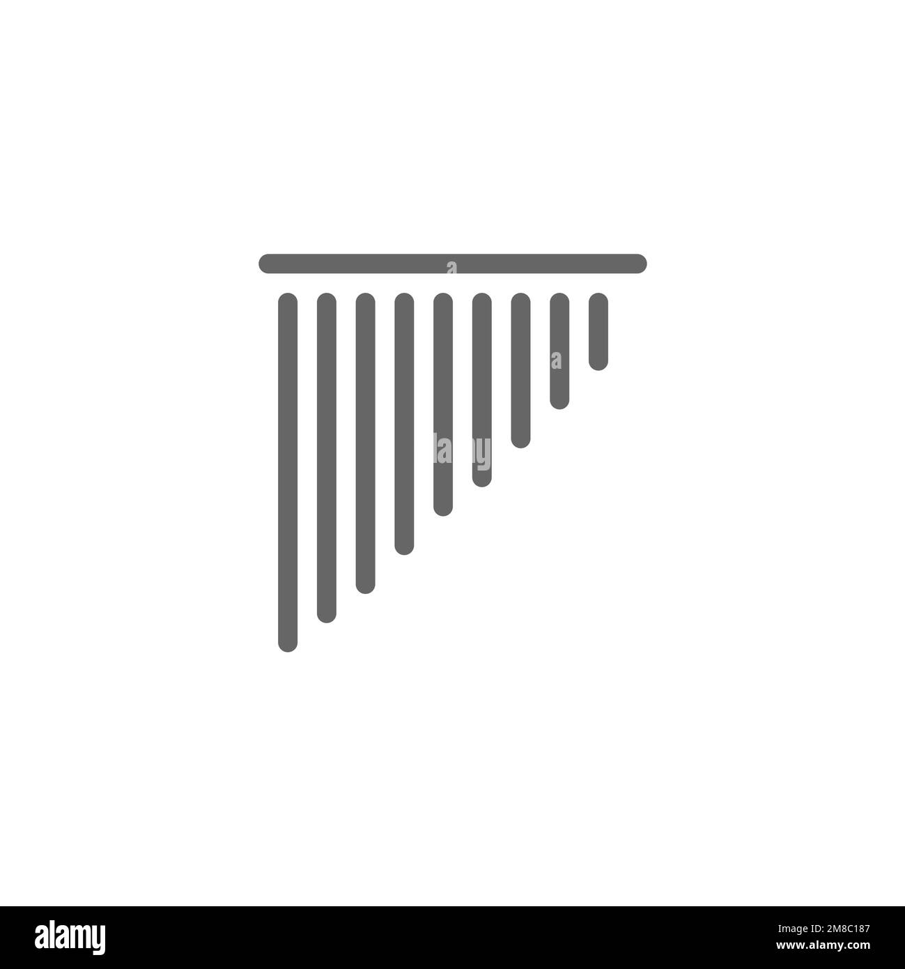 Signal strength line icon, common graphic resources, vector ...