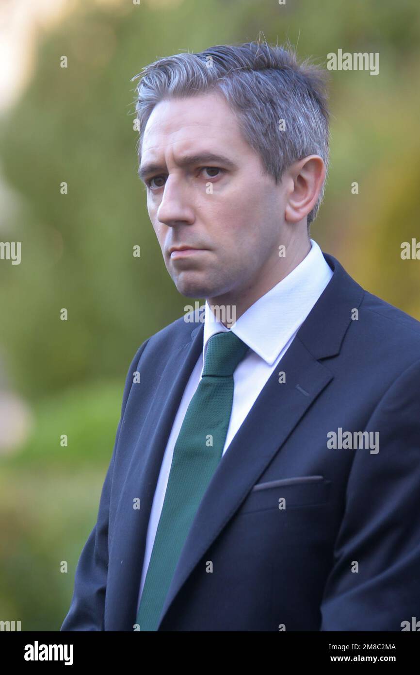 Templemore, Tipperary, Ireland, 13th January 2023. Minister Simon ... Templemore, Tipperary, Ireland, 13th January 2023. Minister Simon ...