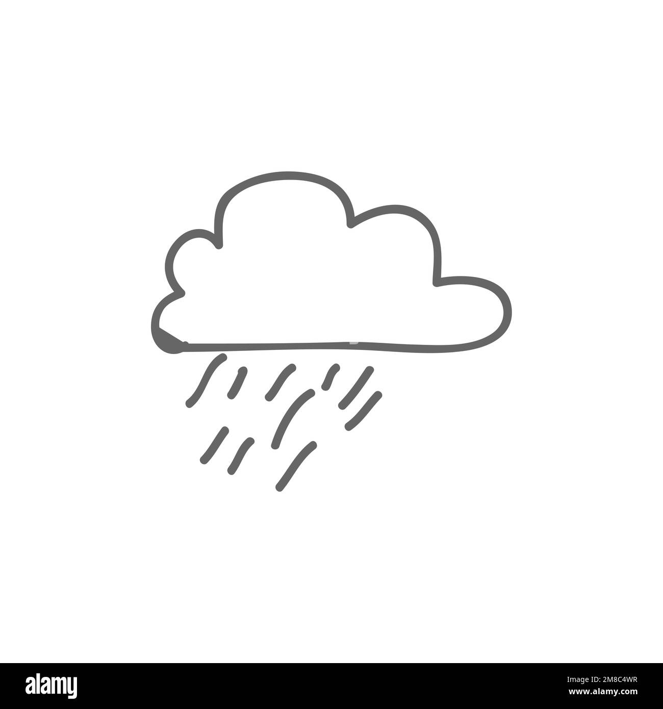 Wind and rain icon, common graphic resources, vector illustration Stock ...