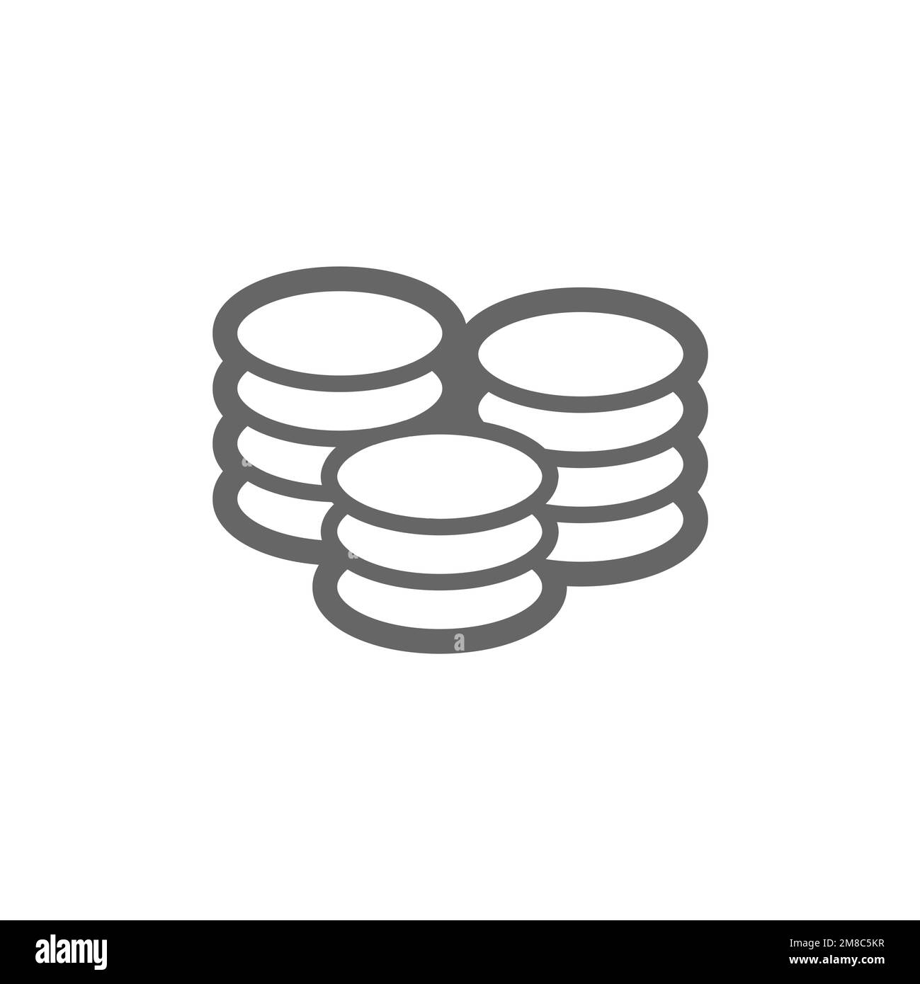 Gold coin icon, common graphic resources, vector illustration Stock ...