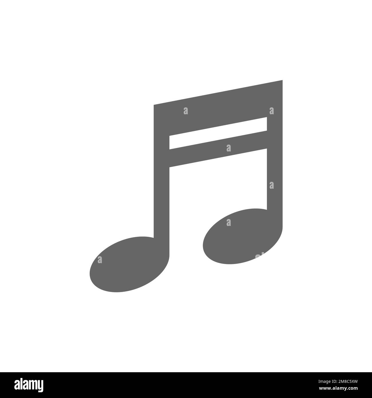 Musical symbols, common graphic resources, vector illustrations Stock