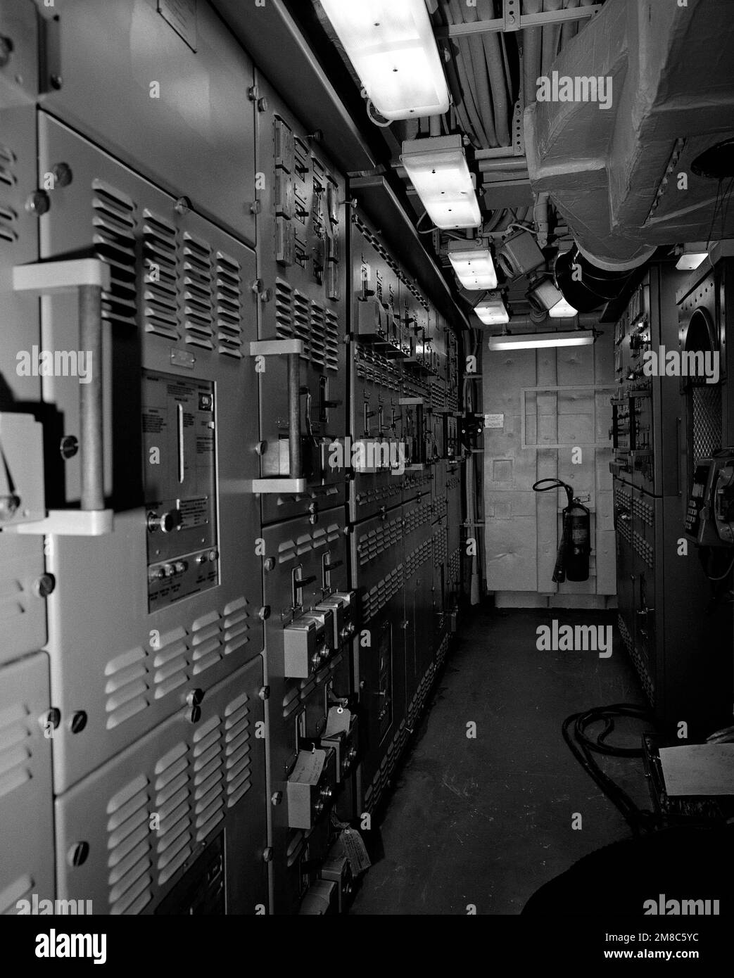 The main engine room No. 1, Compartment 5-174-O-E, aboard the guided ...