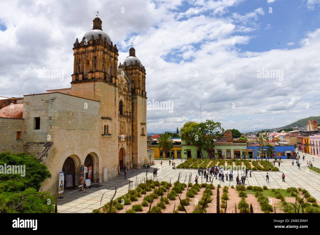 Plaza Santo Domingo and famous church of Santo Domingo de Guzman, and
