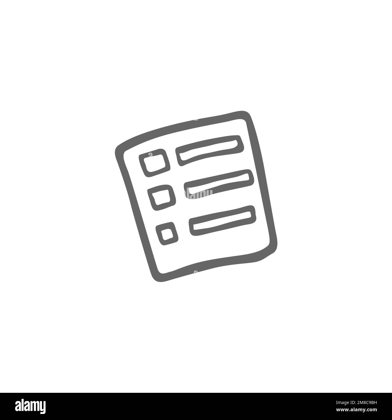 Menu icons, common graphic resources, vector illustrations Stock Vector ...