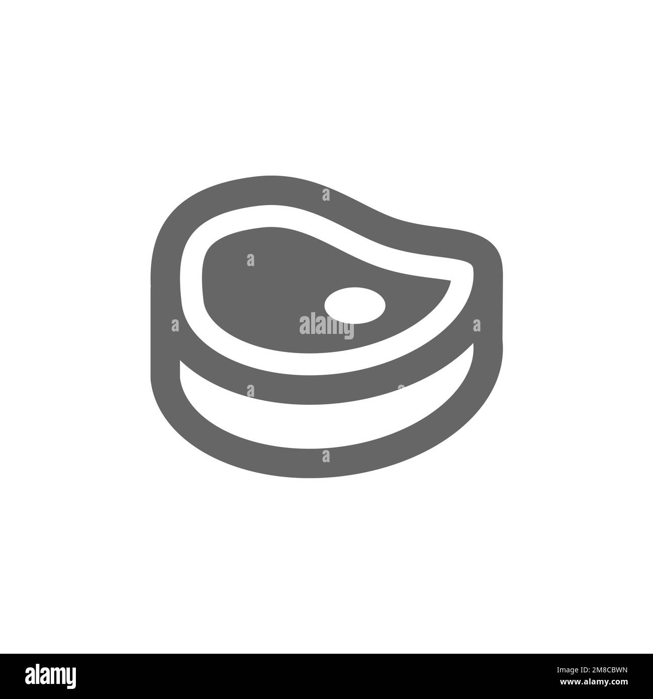 Ham meat icon, common graphic resources, vector illustration Stock