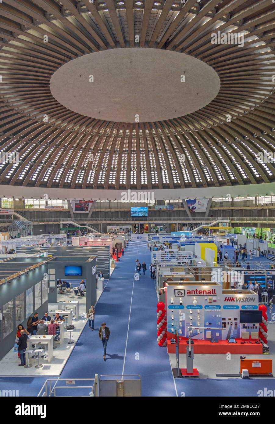 Belgrade, Serbia - April 27, 2022: Construction Trade Fair Expo Show in
