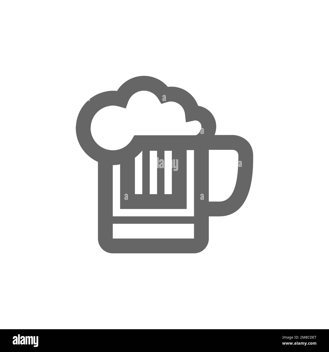 Beer glass icon, common graphic resources, vector illustration Stock ...