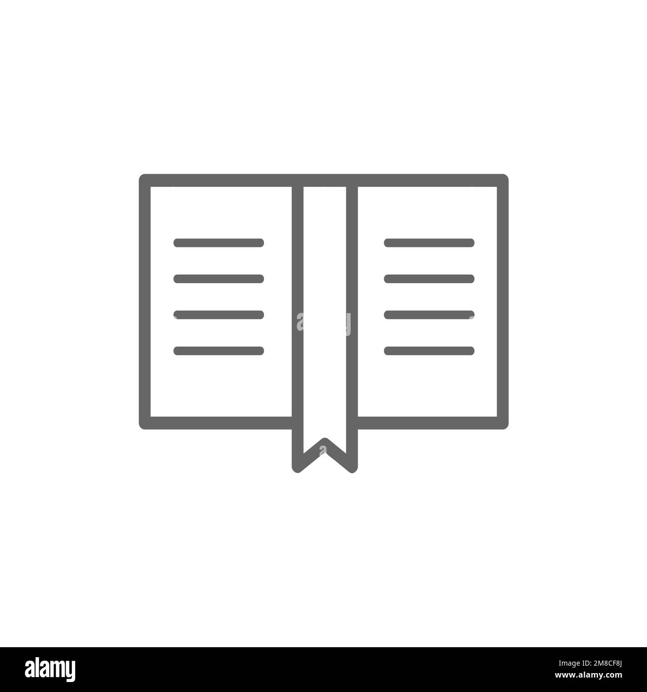 Book line icon, common graphic resources, vector illustration Stock ...