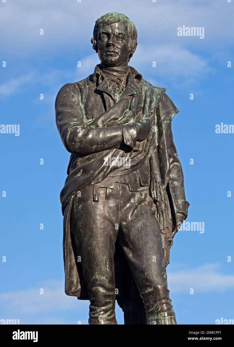 Robert (Rabbie) Burns statue, was erected by the Leith Burns Club in