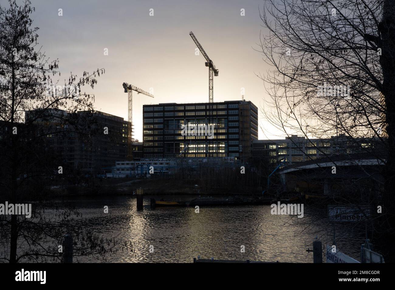 Berlin, Germany. 13th Jan, 2023. The Europacity, also known as the Heidestrasse Development Area or the Heidestrasse City Quarter o January 13, 2023, is a city planning development located primarily north of Europaplatz at the Berlin central train station. (Photo by Michael Kuenne/PRESSCOV/Sipa USA) Credit: Sipa USA/Alamy Live News Stock Photo