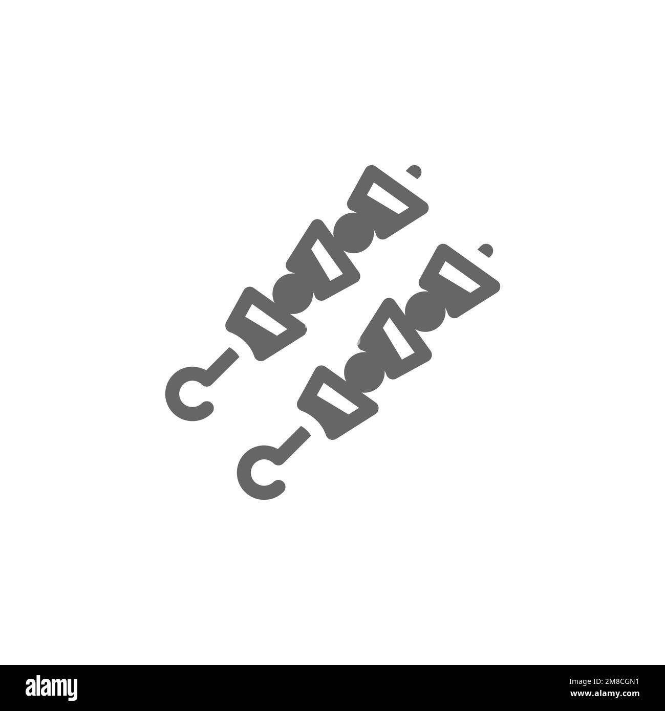 Barbecue string icons, common graphic resources, vector illustrations ...