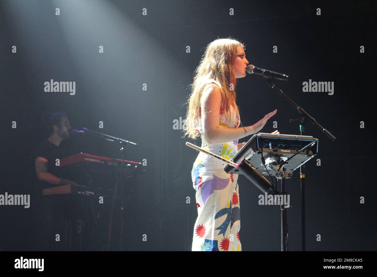 Maggie Rogers live on Stage Stock Photo Alamy