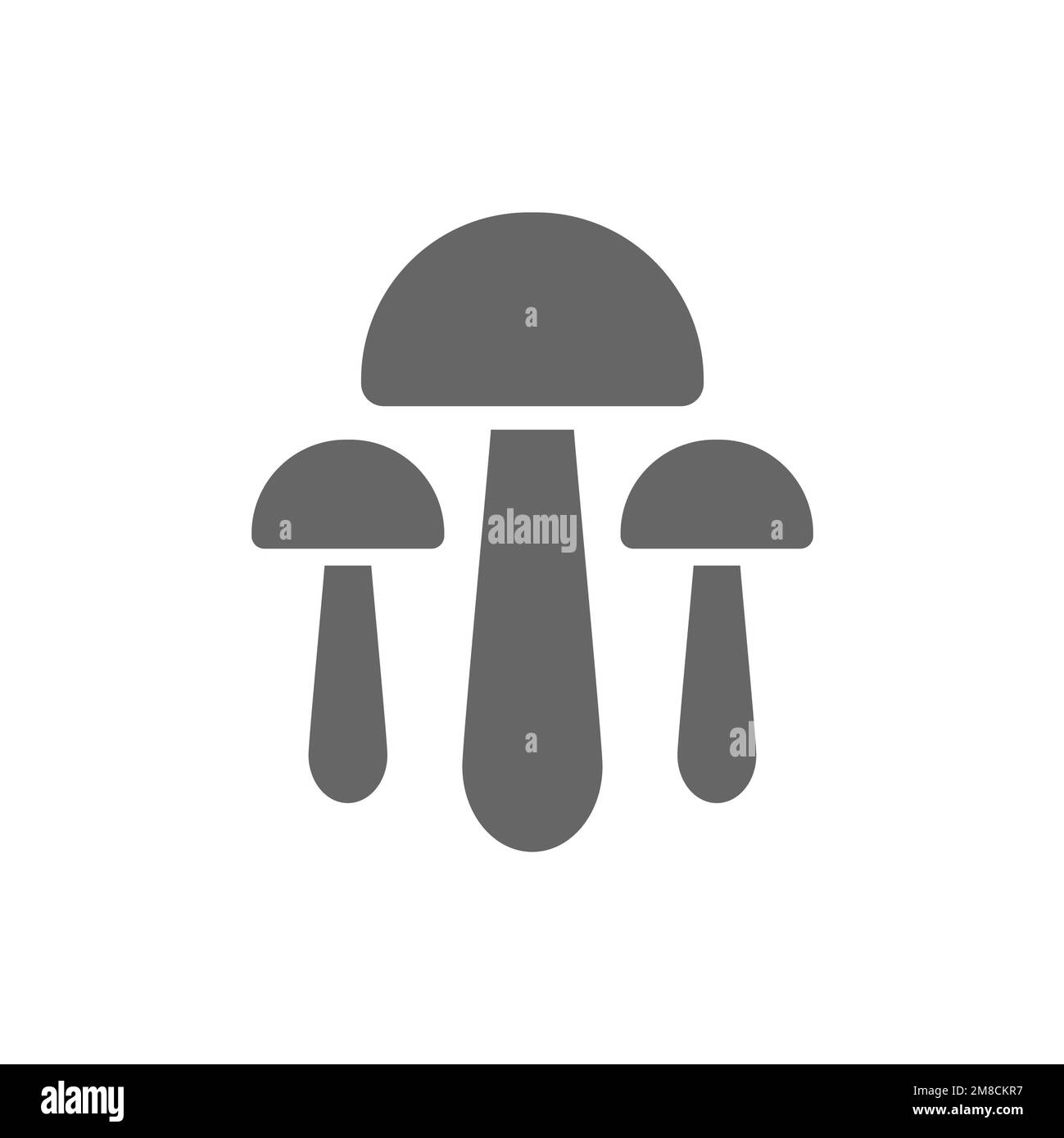 Fungus icon, common graphic resources, vector illustration. Stock Vector