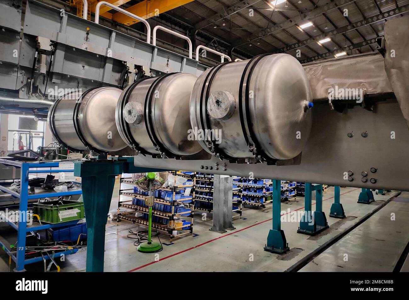 Electrical equipments components with cables valves energy power to