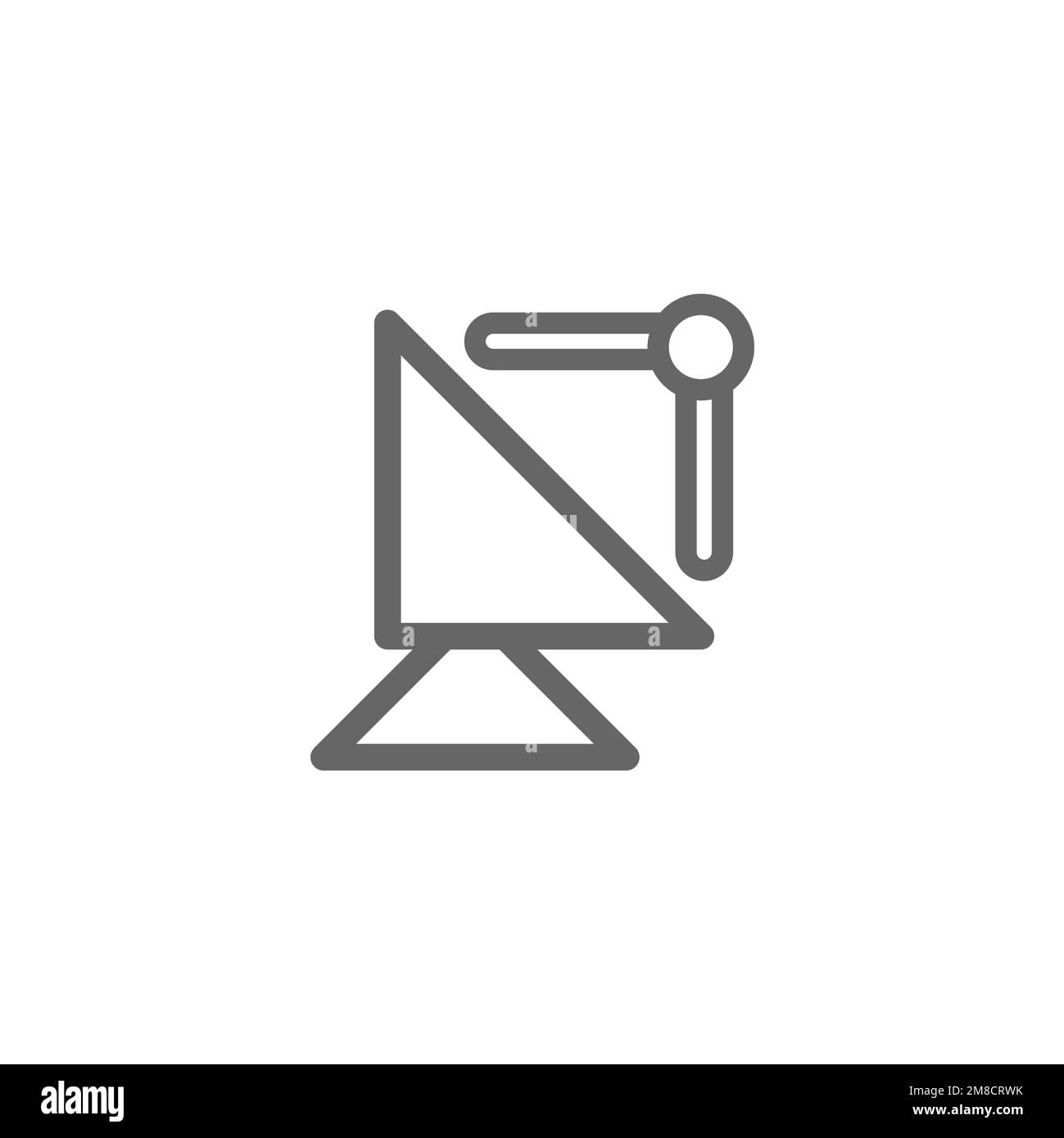 Teaching tool line icons, common graphic resources, vector