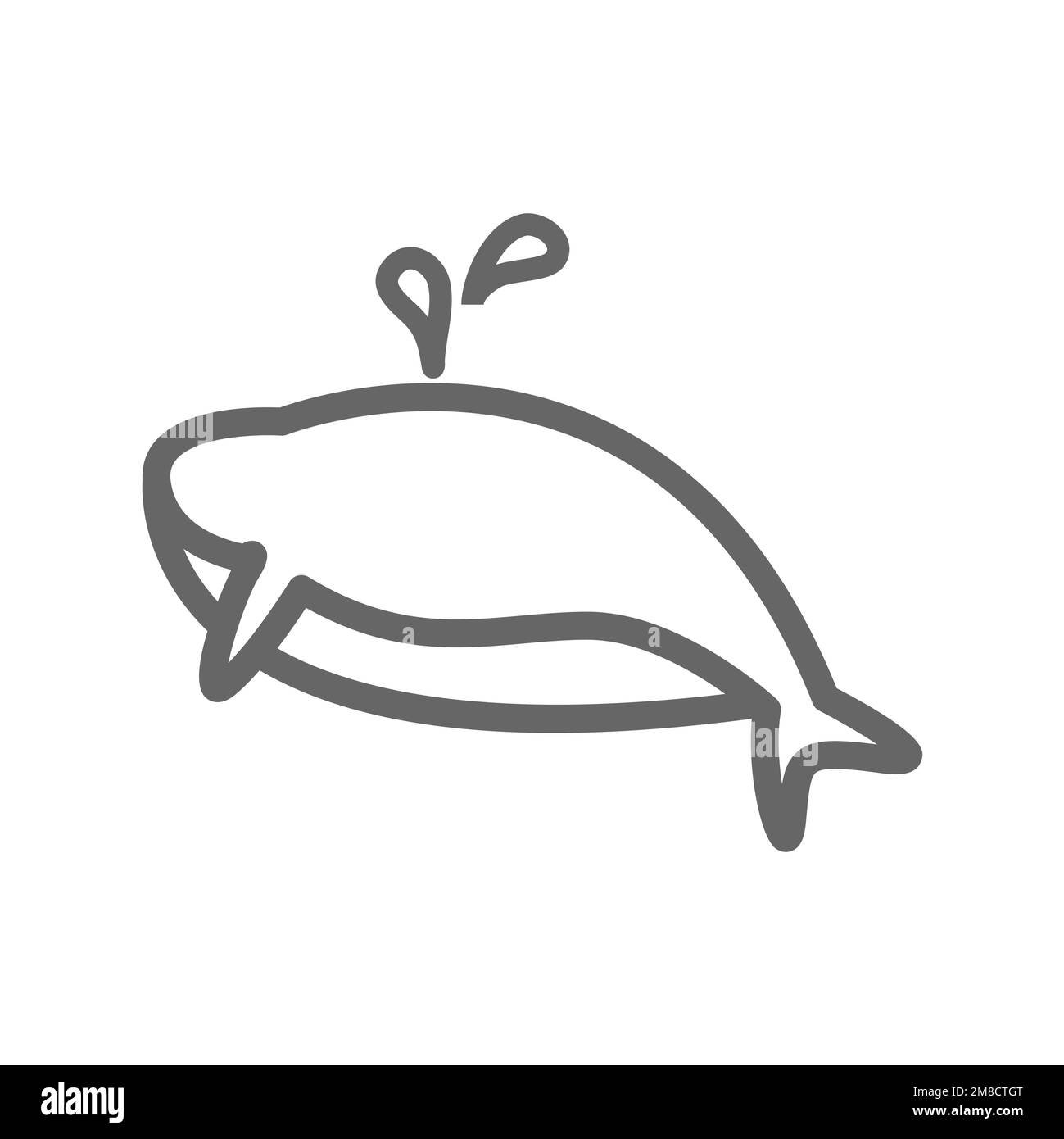 Whale icon, common graphic resources, vector illustration Stock Vector ...
