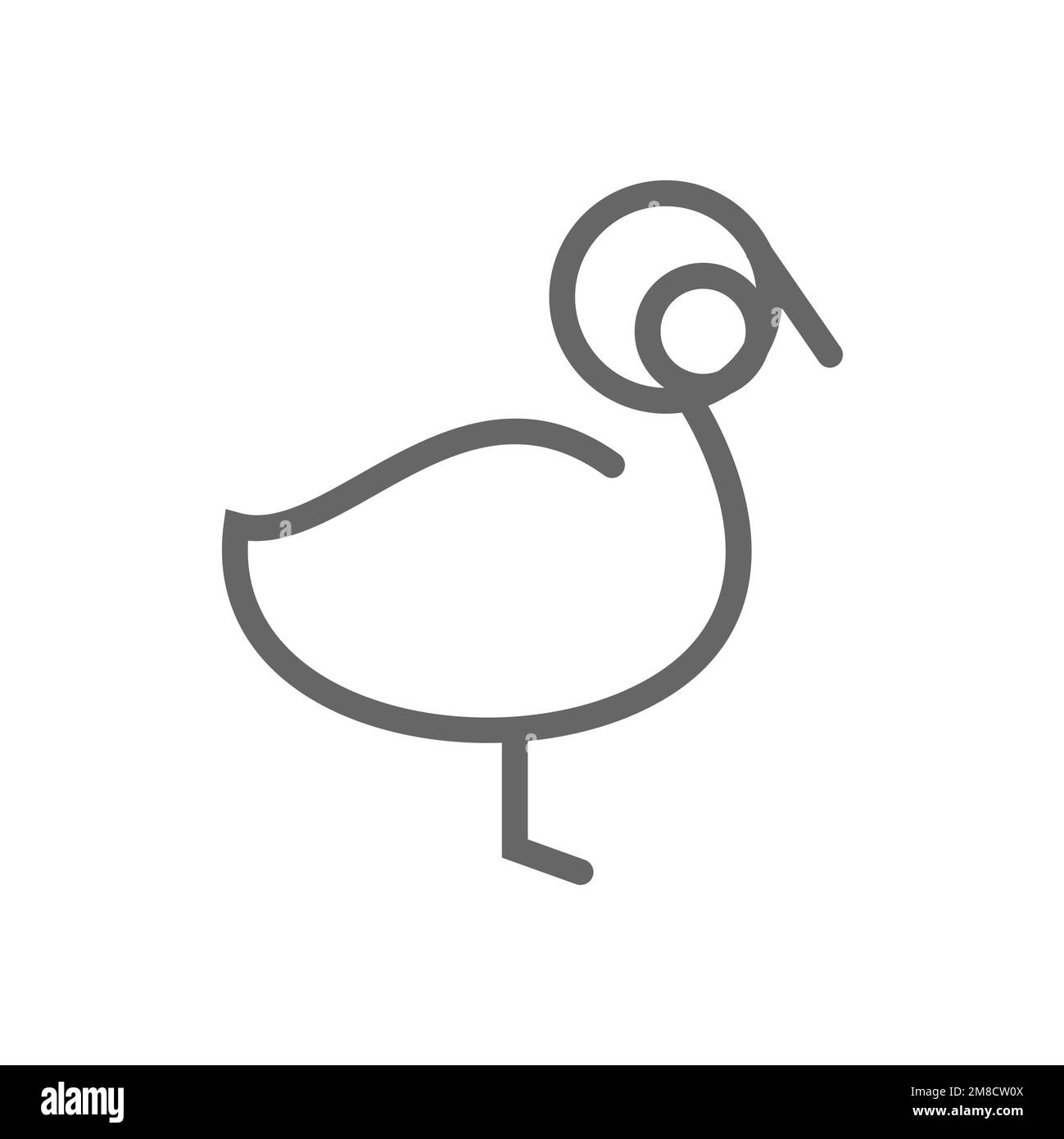 Duck icon, common graphic resources, vector illustration Stock Vector ...