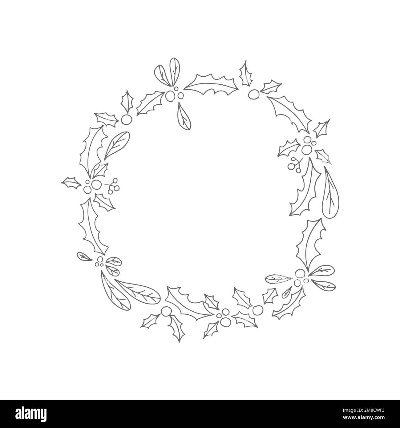 Branch border icon, common graphic resources, vector illustration Stock