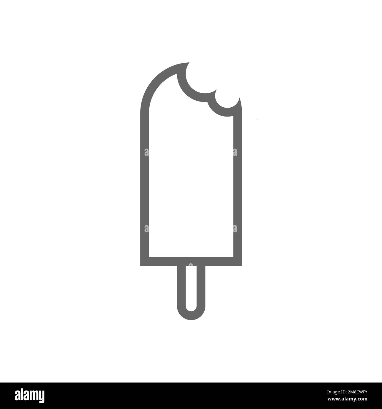 Icons of popsicles, common graphic resources, vector illustrations ...