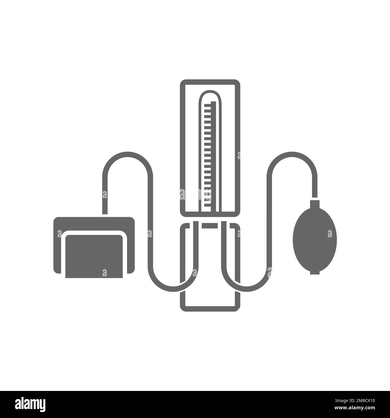 Blood pressure meter icon, common graphic resources, vector