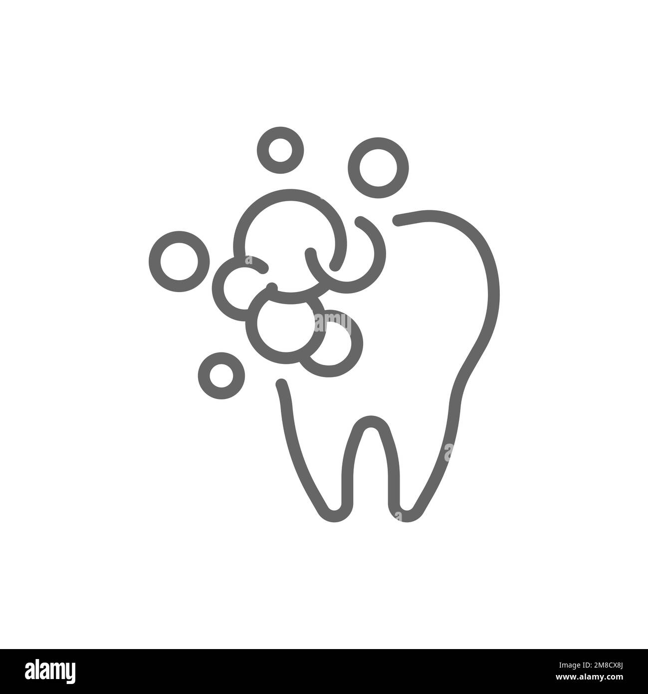 Clean teeth icon, common graphic resources, vector illustration Stock
