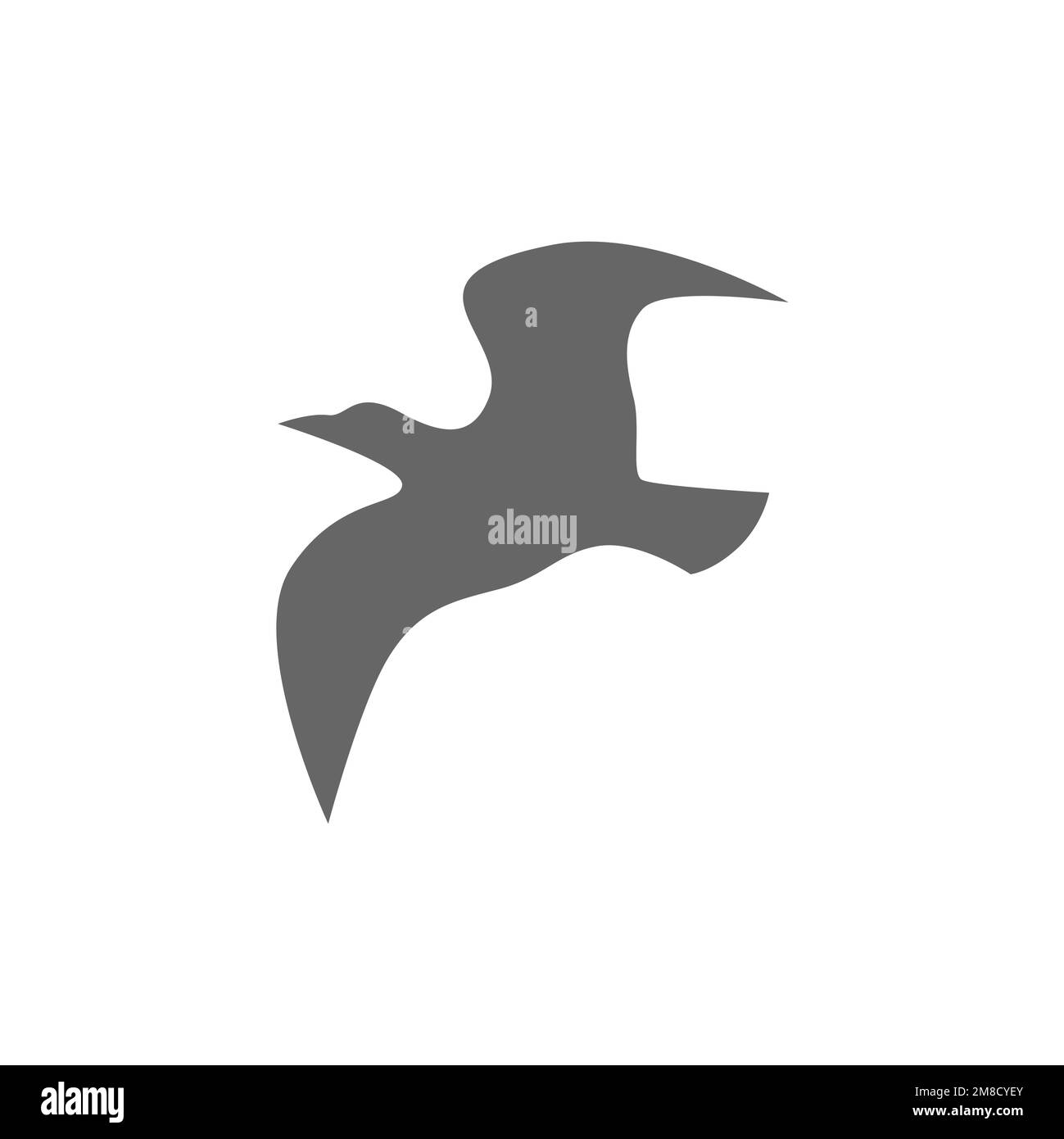 Seagull icons, common graphic resources, vector illustrations Stock ...