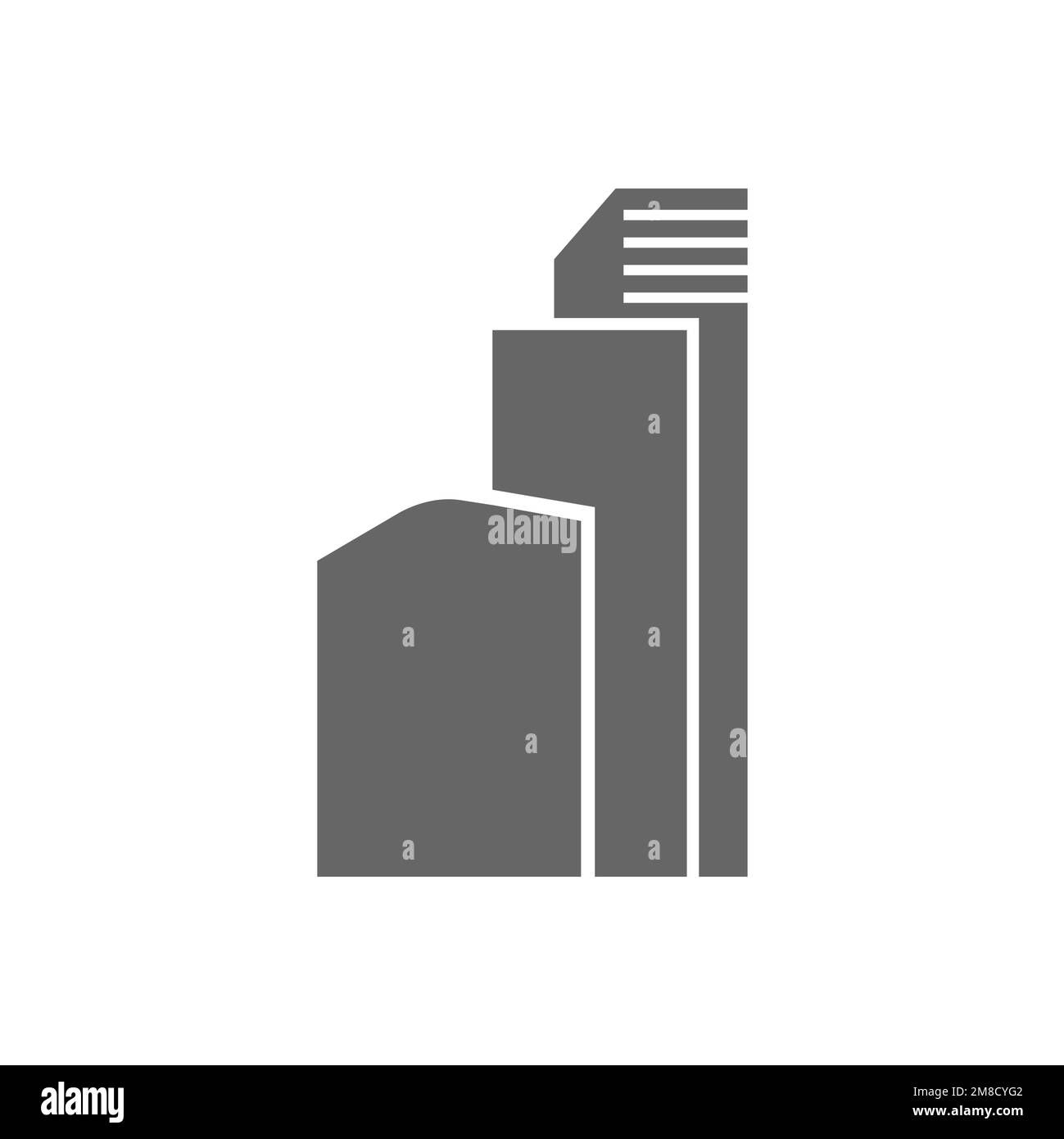 Office building icons, common graphic resources, vector illustrations ...