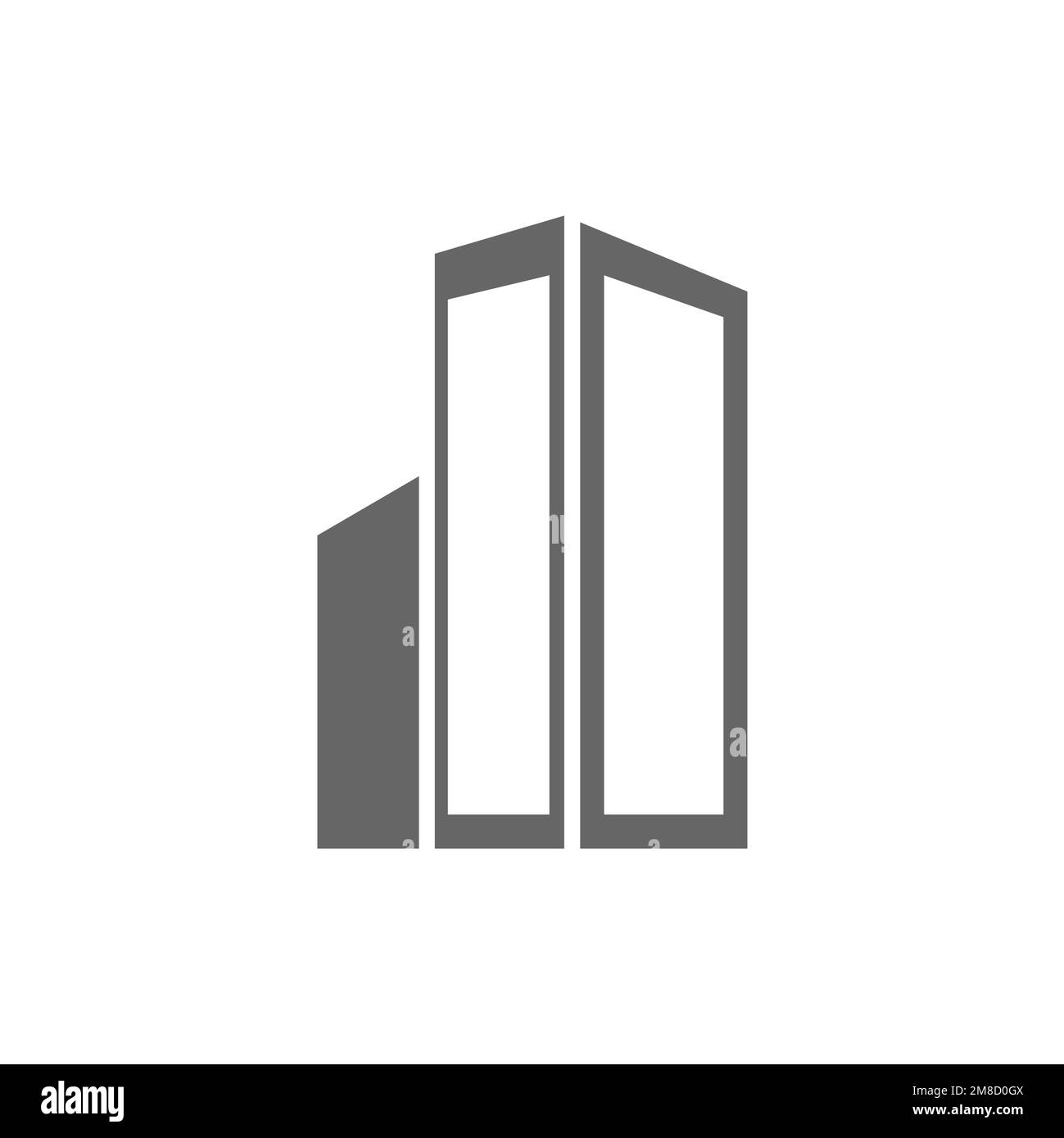 Office building icons, common graphic resources, vector illustrations ...