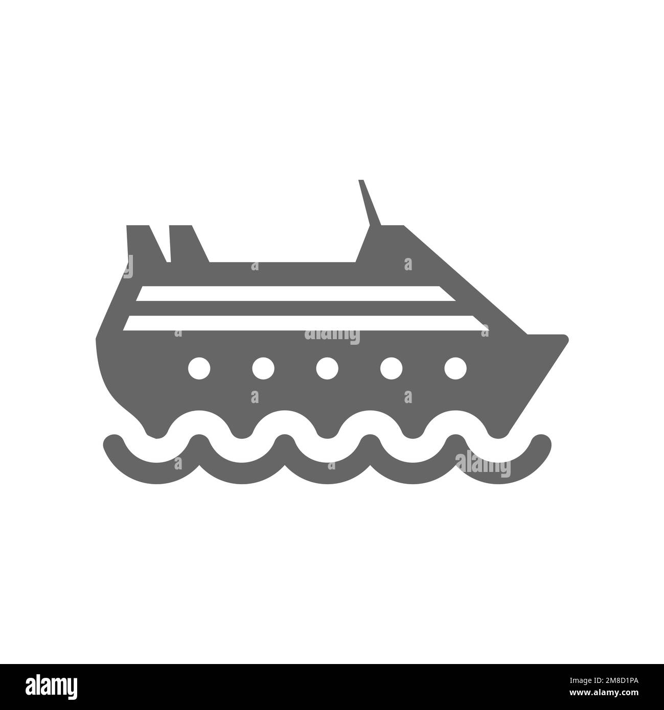 Cruise ship icons, common graphic resources, vector illustrations Stock ...