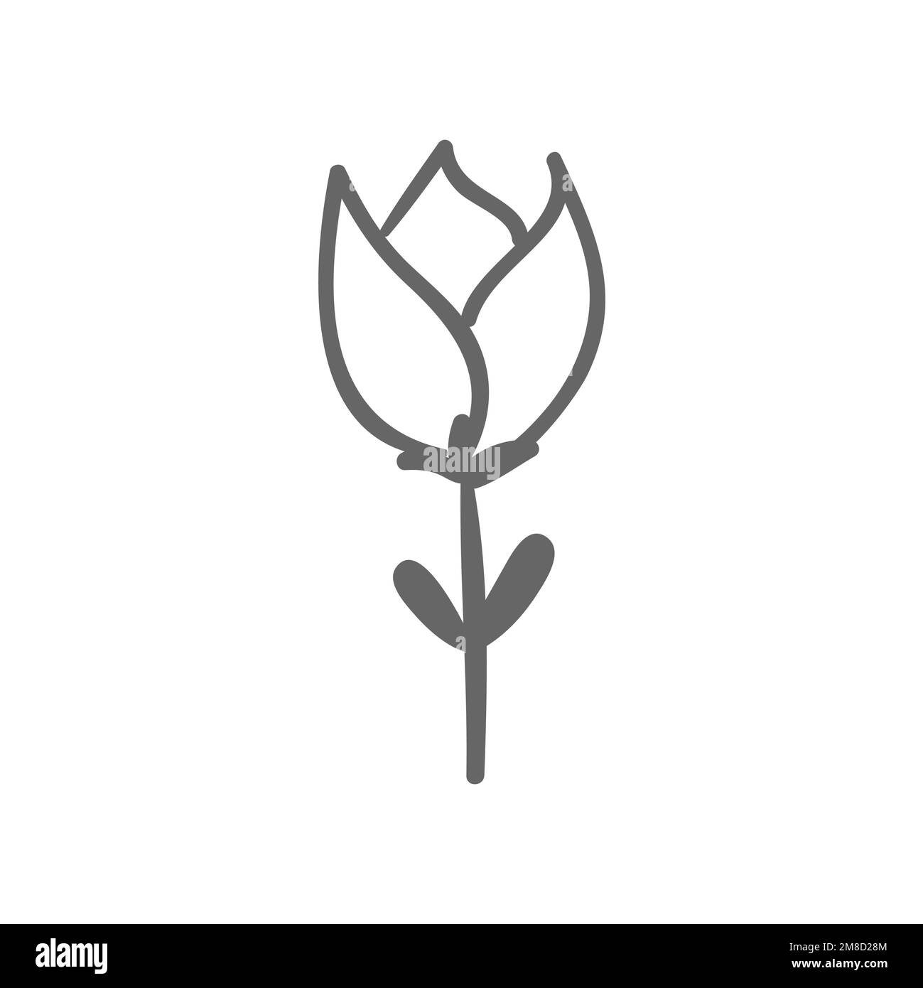 Flower icons, common graphic resources, vector illustrations Stock ...