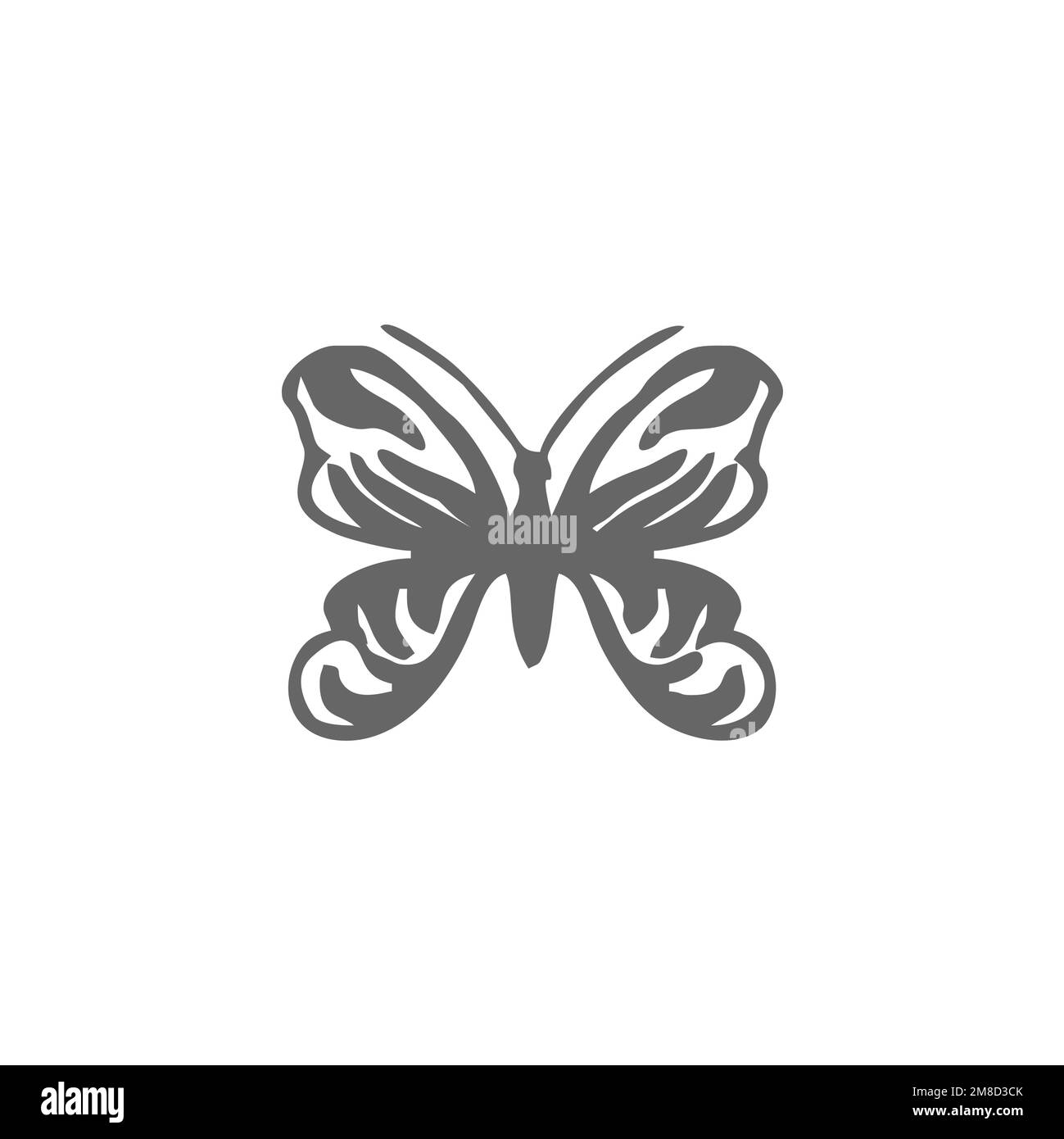 Butterfly icon, common graphic resources, vector illustration Stock ...