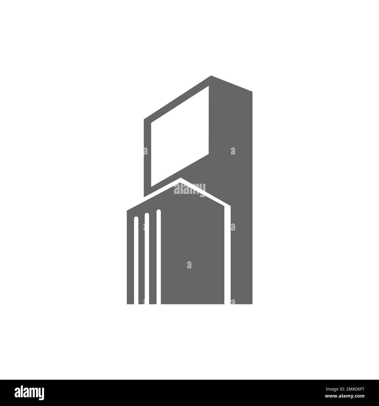 Office building icons, common graphic resources, vector illustrations ...