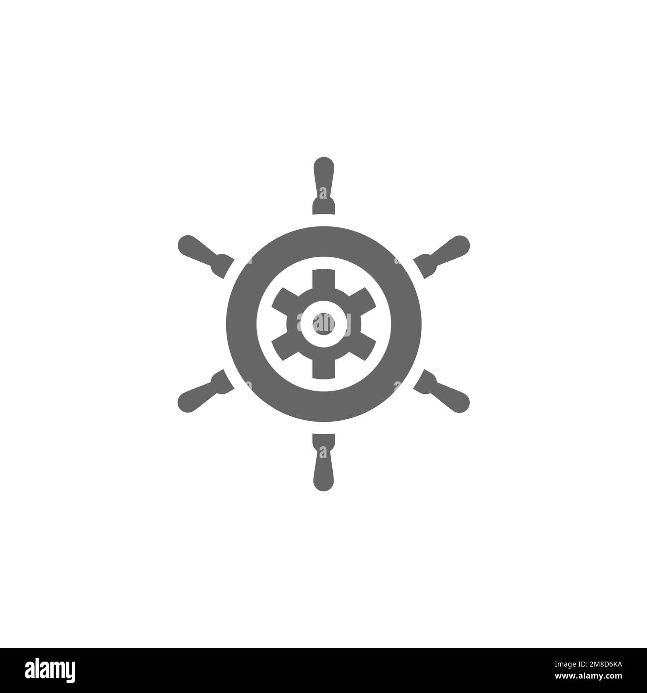 Rudder icons, common graphic resources, vector illustrations Stock ...