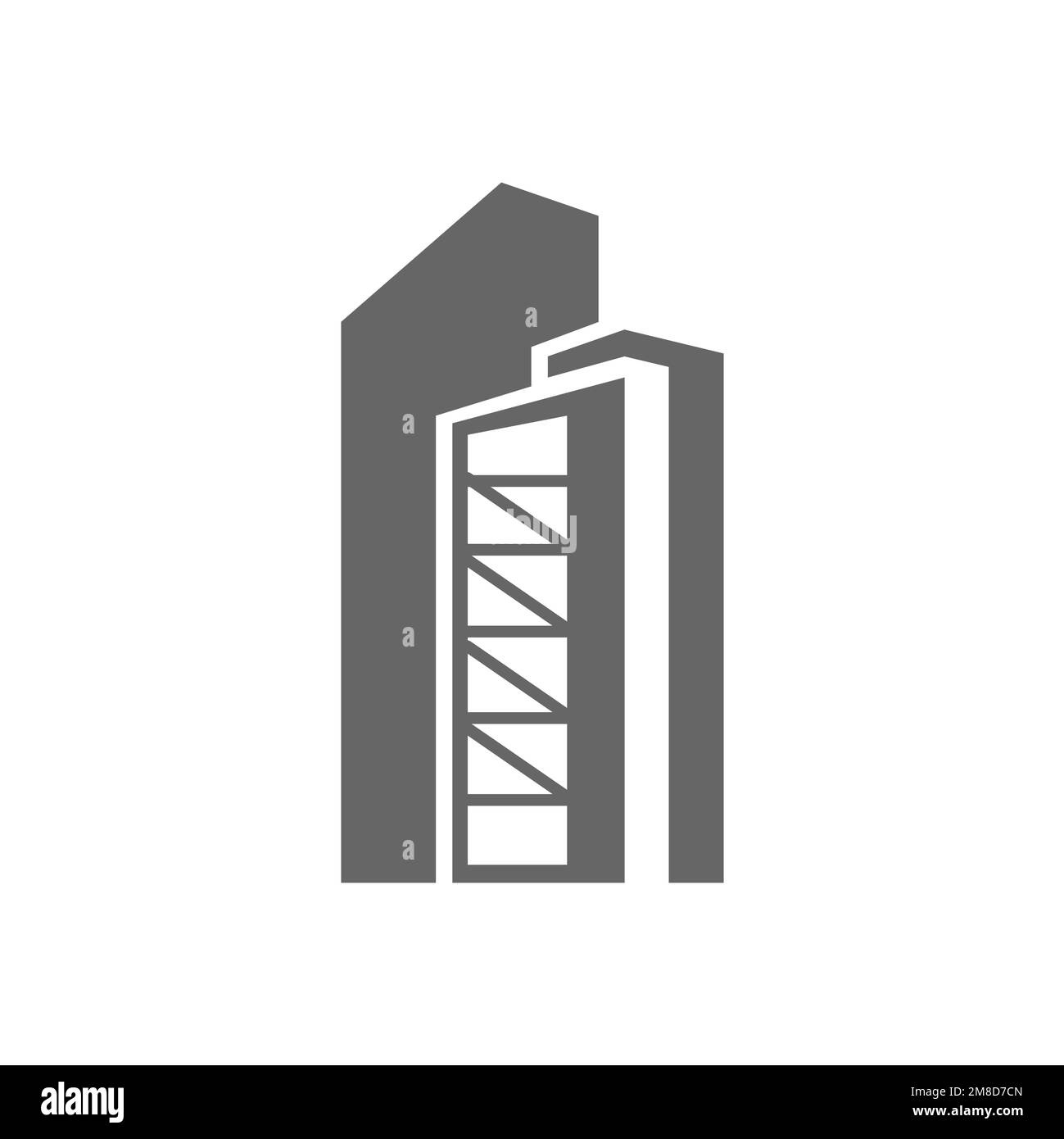 Office building icons, common graphic resources, vector illustrations ...