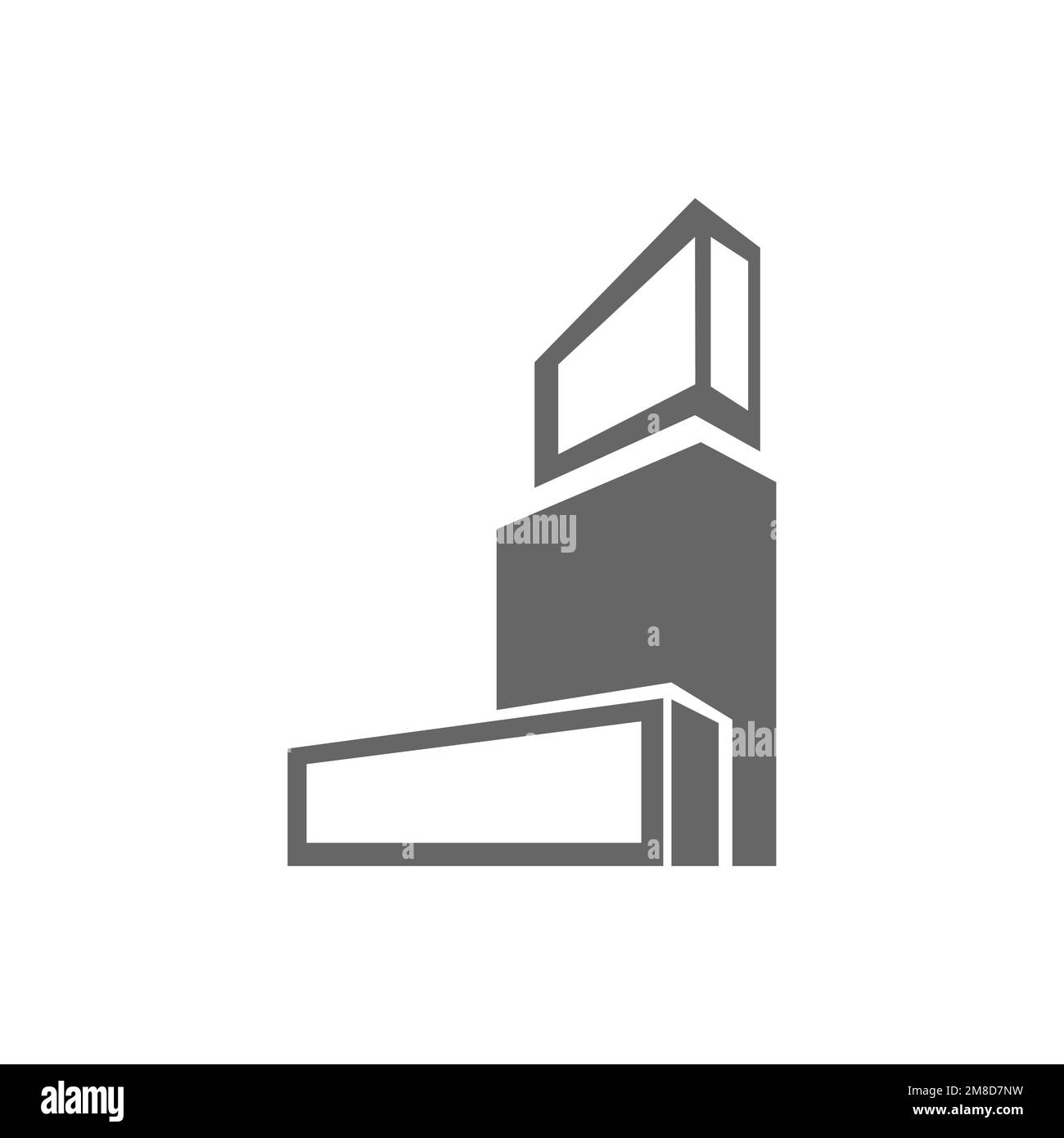 Office building icons, common graphic resources, vector illustrations ...