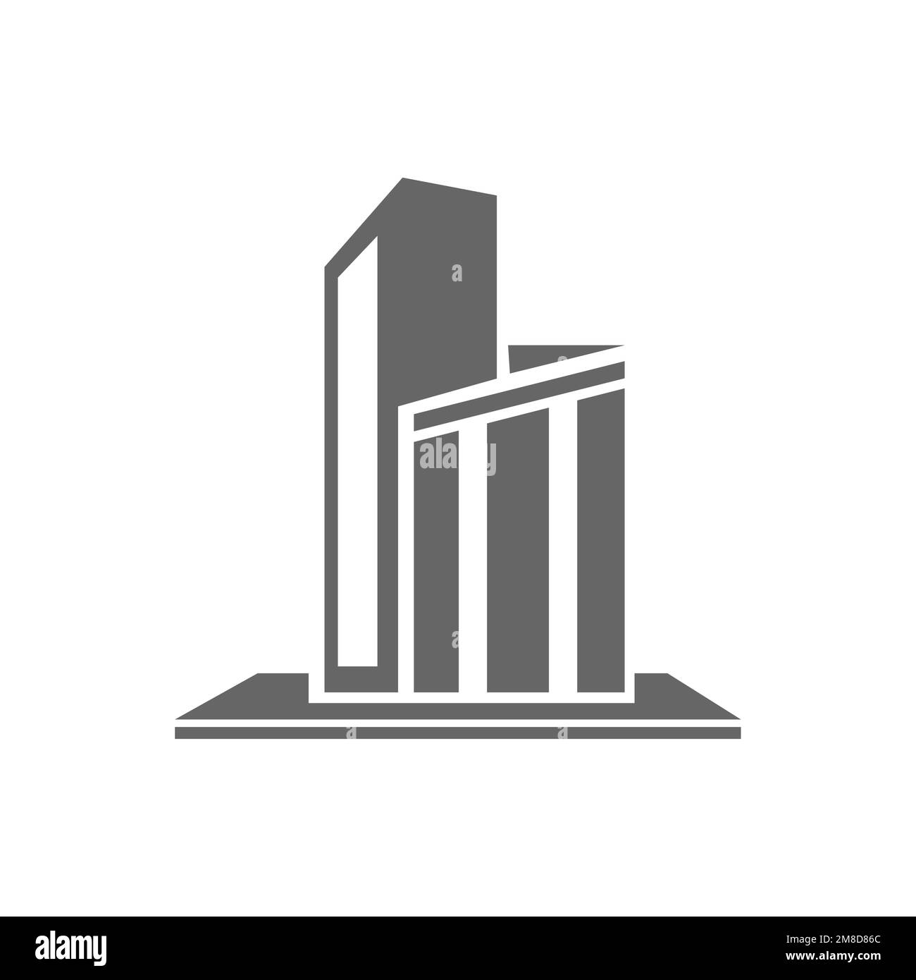 Office building icons, common graphic resources, vector illustrations ...