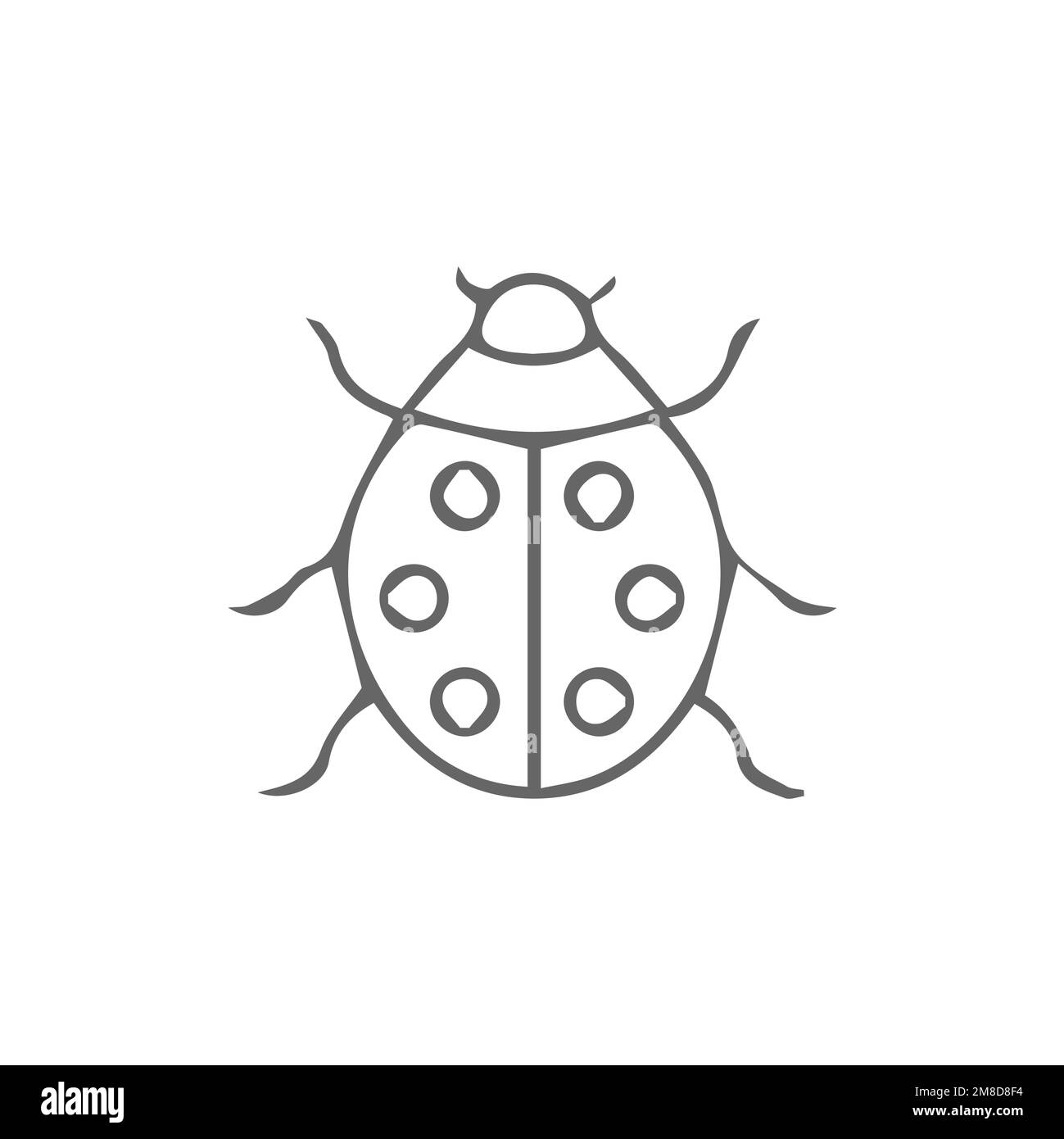 Ladybird icons, common graphic resources, vector illustrations Stock ...