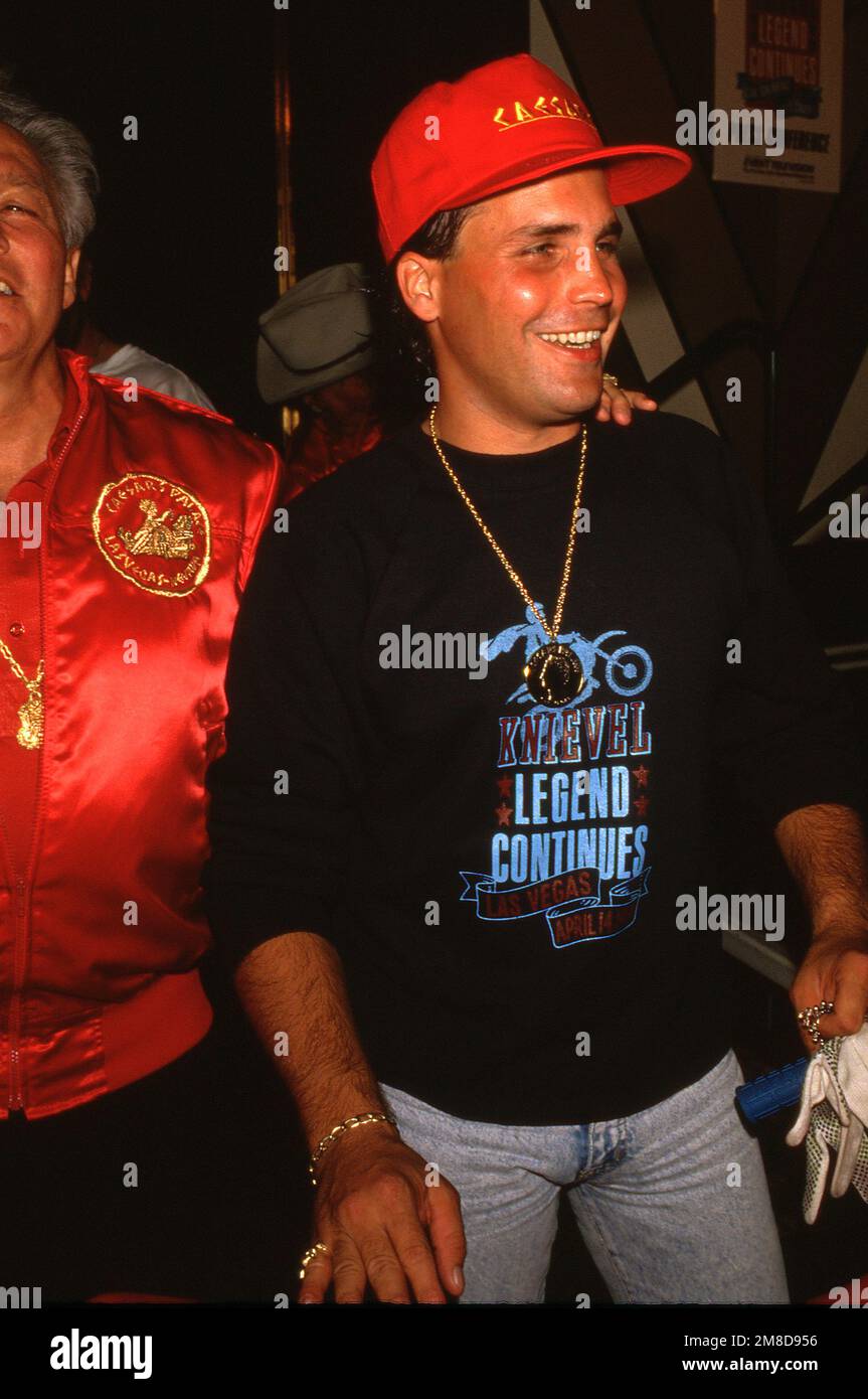 FILE PHOTO Robbie Knievel Has Passed Away. Robbie Knievel the night