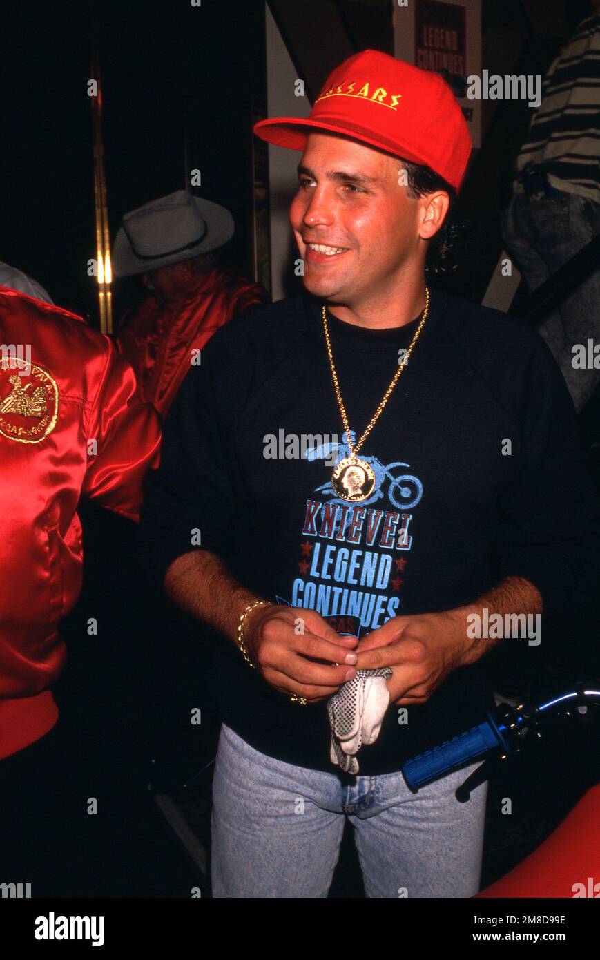 FILE PHOTO Robbie Knievel Has Passed Away. Robbie Knievel the night