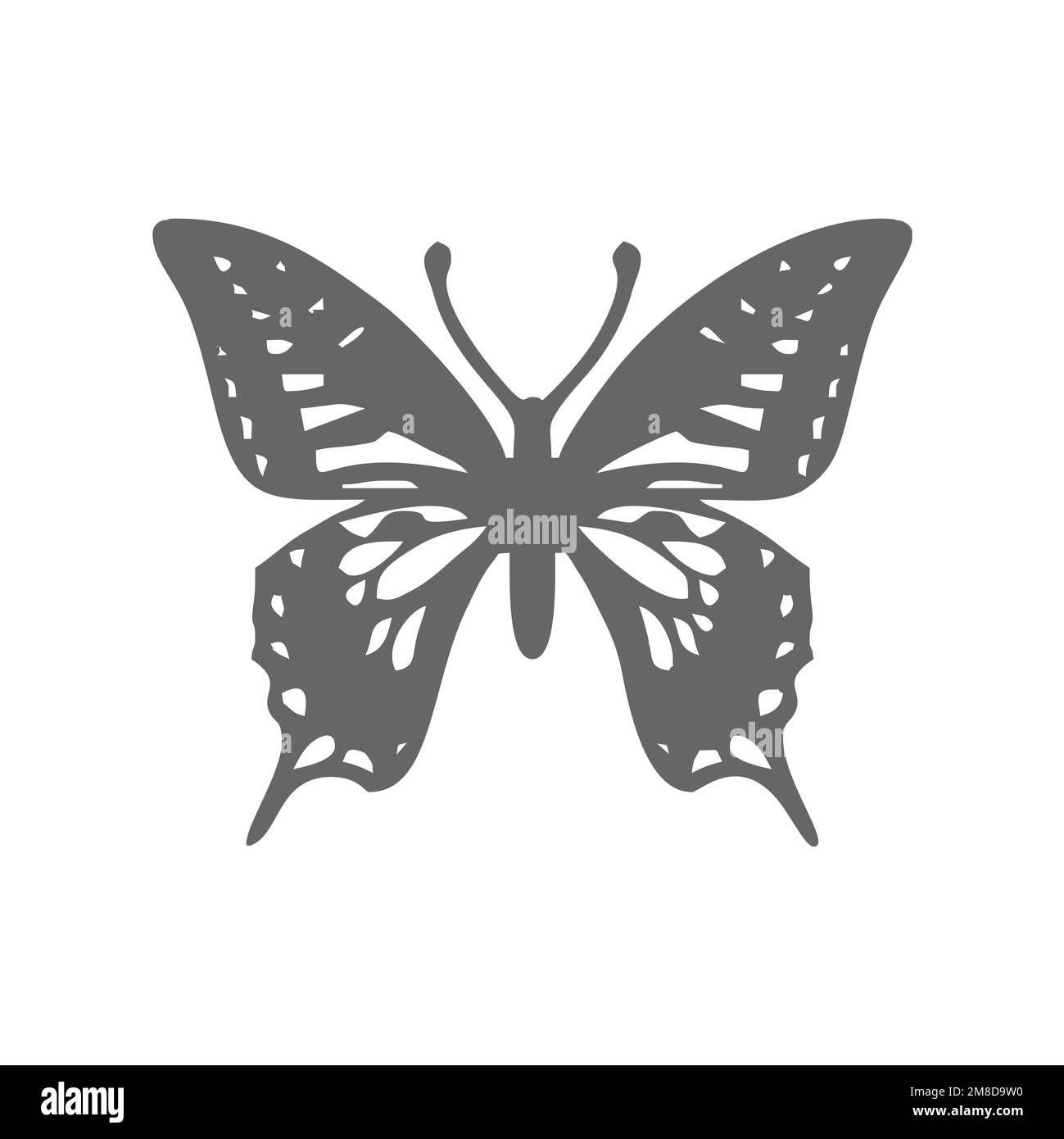 Butterfly icon, common graphic resources, vector illustration Stock ...