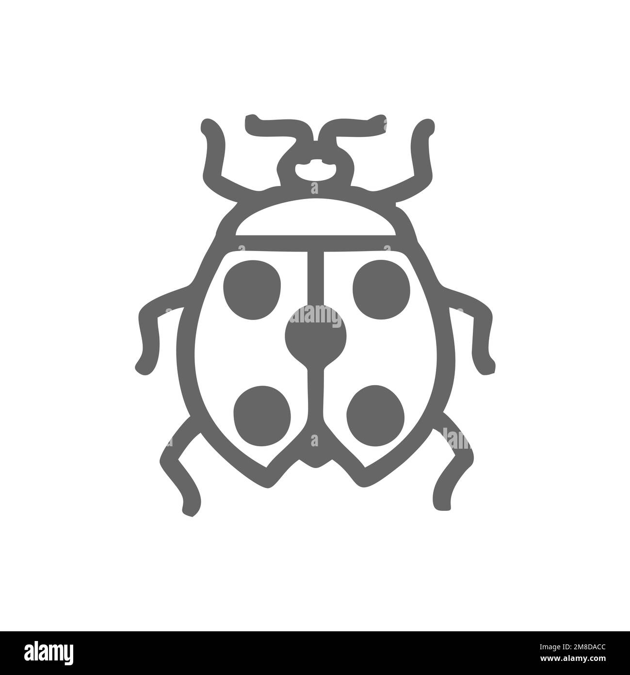 Ladybird icons, common graphic resources, vector illustrations Stock ...