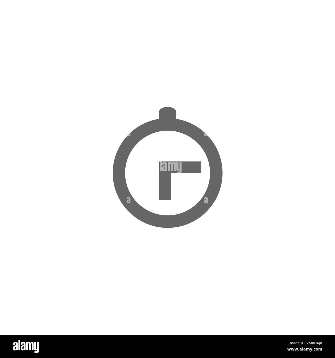 Alarm clock icon, common graphic resources, vector illustrations Stock