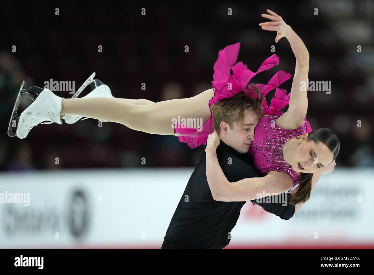 Ontario, Canada. 13th Jan, 2023. Alyssa Robinson and Jacob Portz