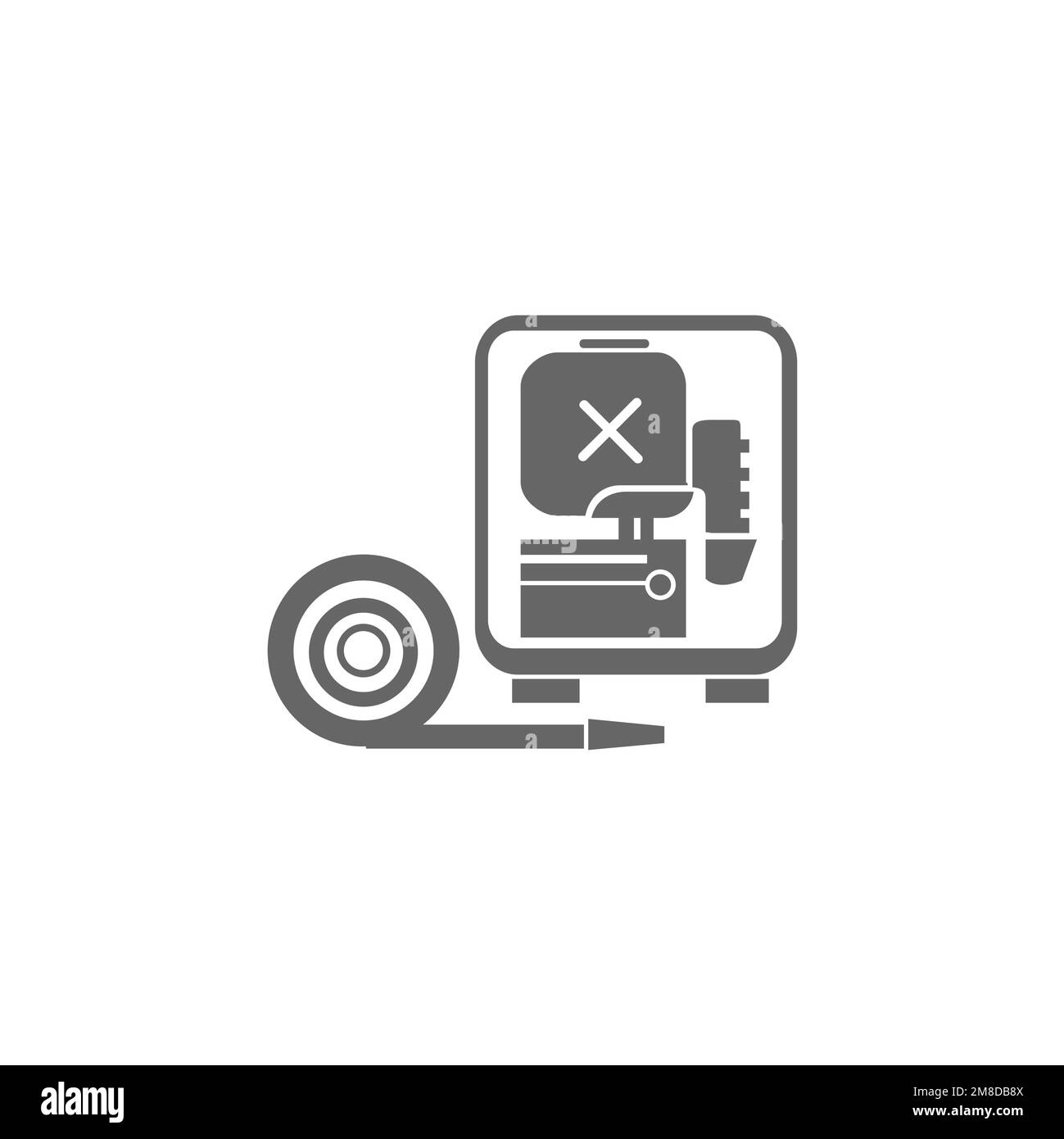 Diesel pump icon, common graphic resources, vector illustration Stock