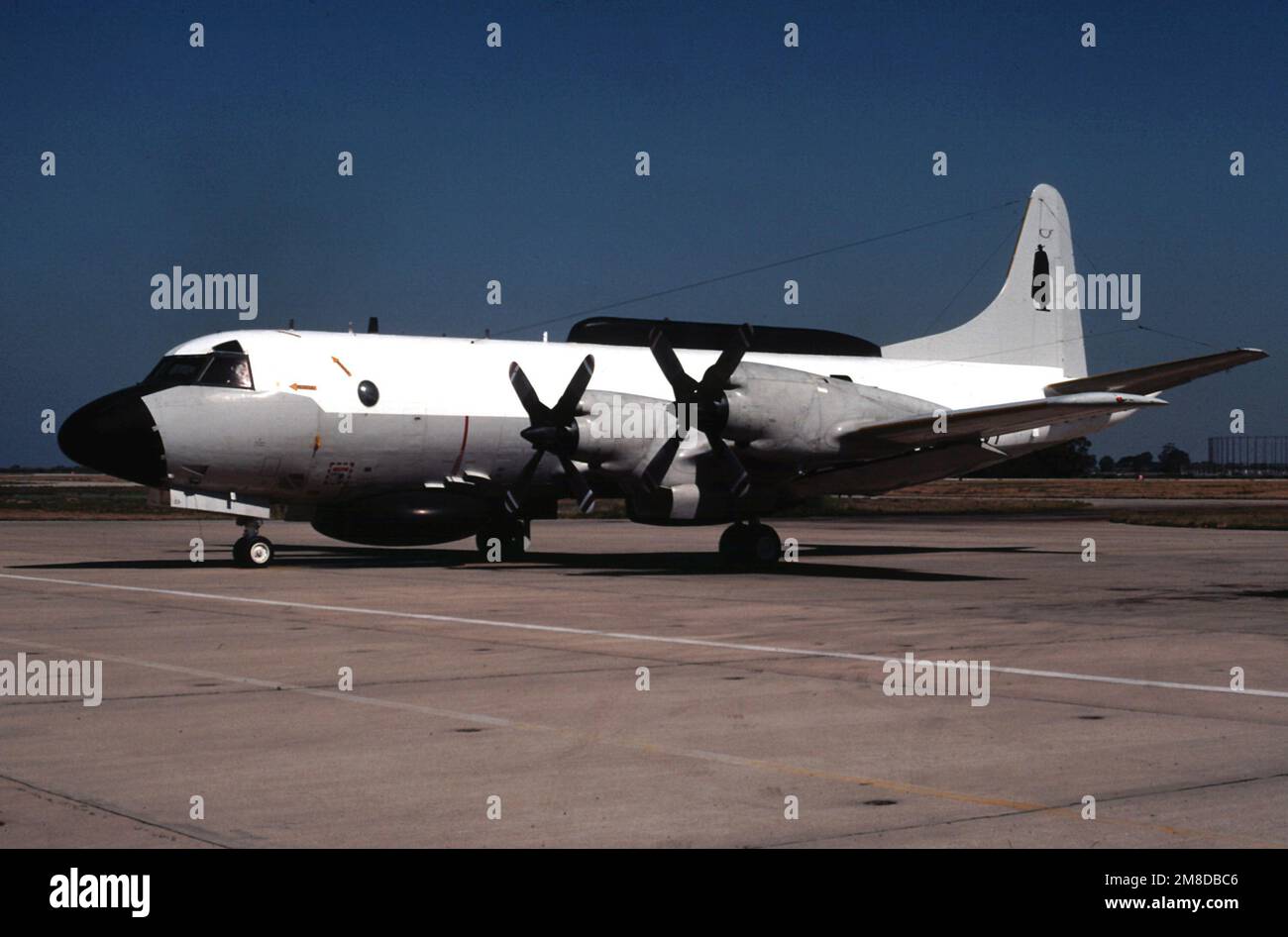 A left side view of a Fleet Air Reconnaissance Squadron 2 (VQ-2) EP-3B ...