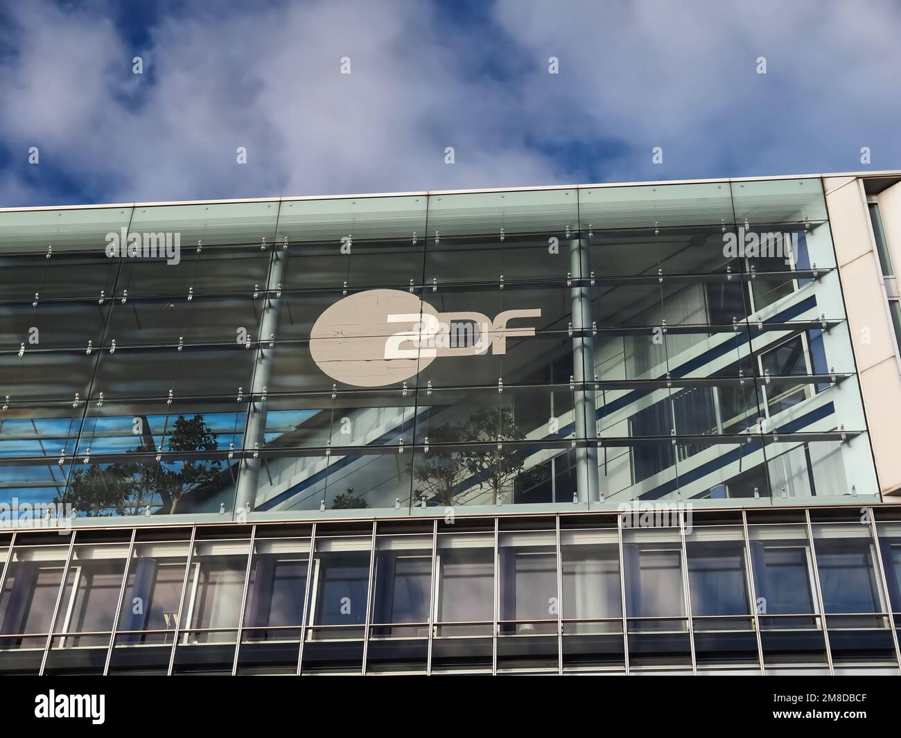 Building of the German television station ZDF in Hamburg in ...