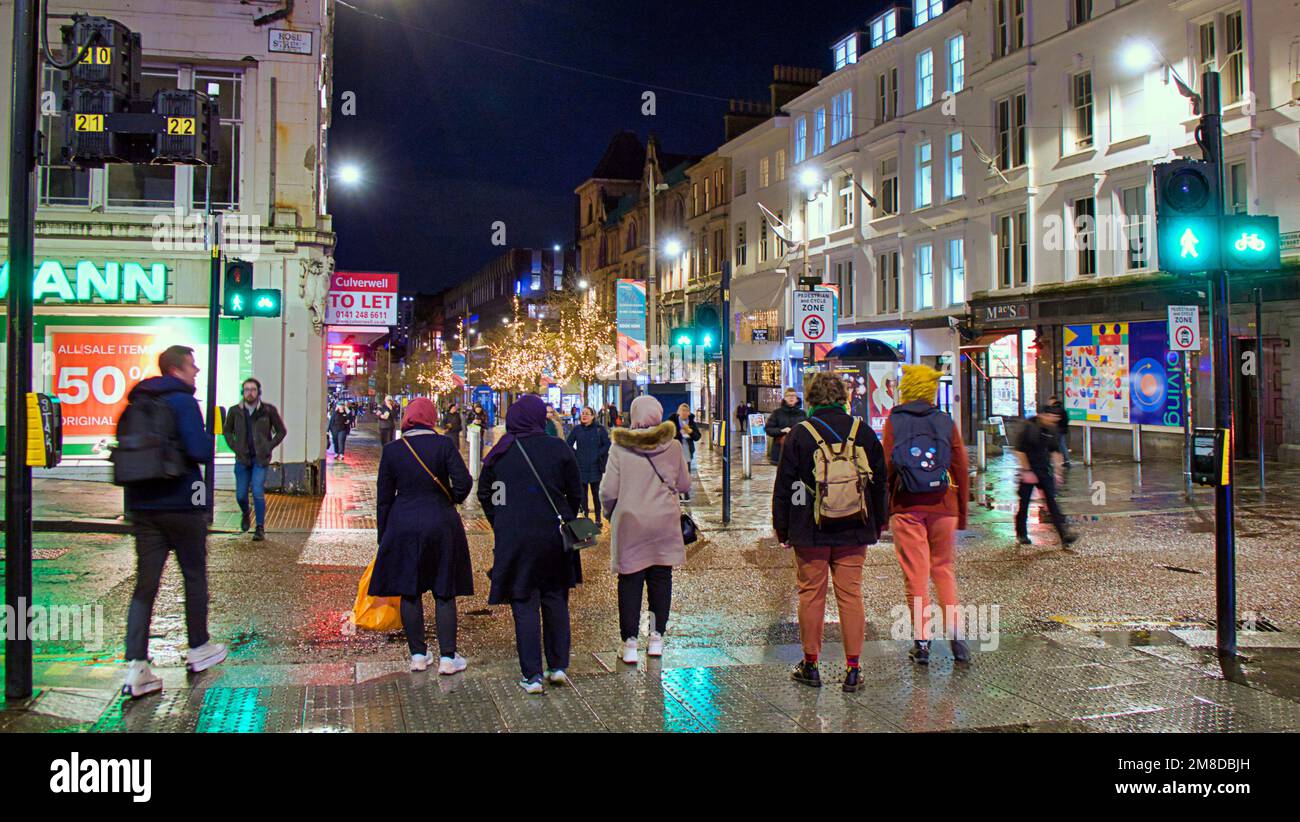 Glasgow, Scotland, UK 13th January, 2023. UK Weather Newly revamped